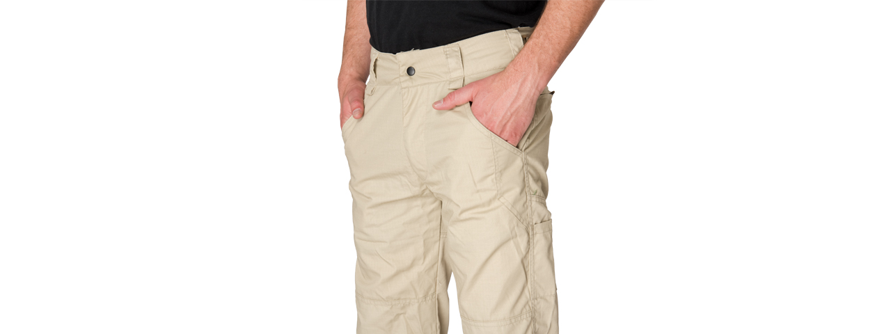 CA-2752T-M RIPSTOP OUTDOOR WORK PANTS (TAN), MD - Click Image to Close