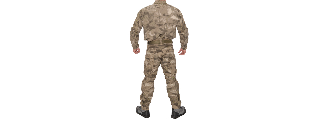 RUGGED COMBAT UNIFORM SET w/ SOFT SHELL PADDING (AT-AU), LG