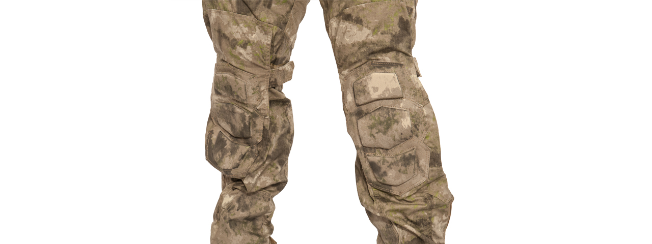 RUGGED COMBAT UNIFORM SET w/ SOFT SHELL PADDING (AT-AU), MED - Click Image to Close