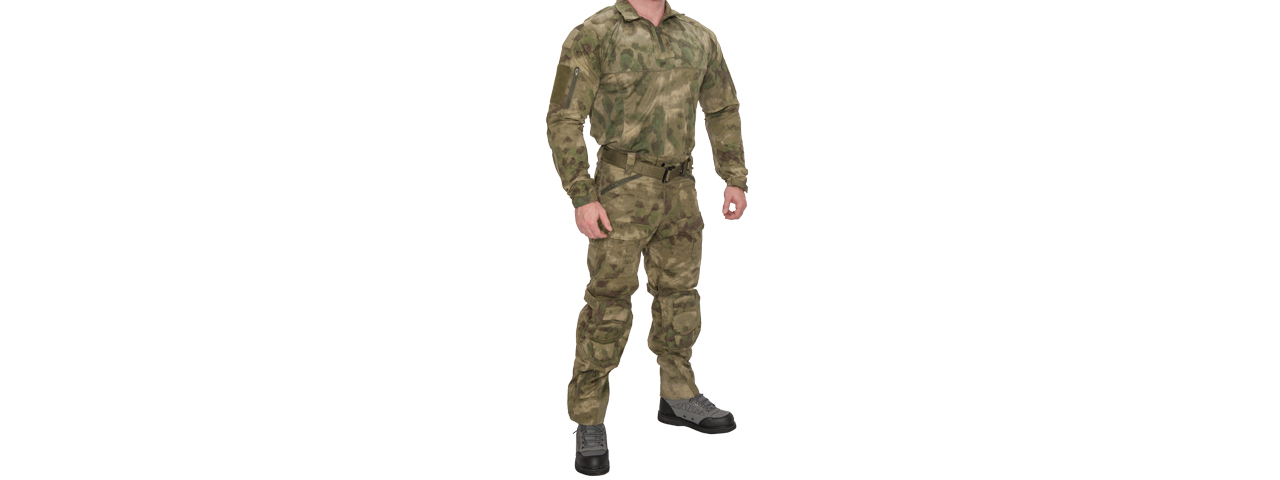 RUGGED COMBAT UNIFORM SET w/ SOFT SHELL PADDING (AT-FG), XS