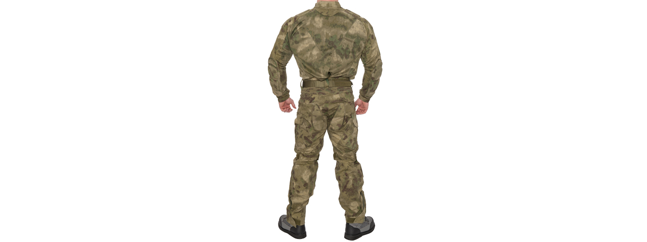 RUGGED COMBAT UNIFORM SET w/ SOFT SHELL PADDING (AT-FG), LG