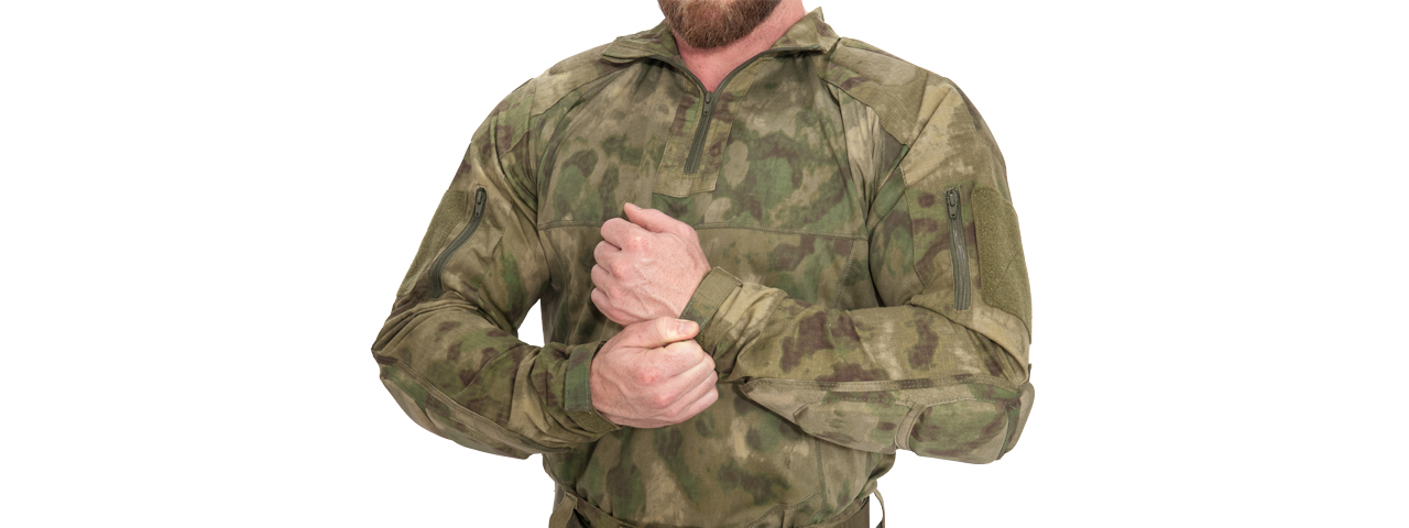 RUGGED COMBAT UNIFORM SET w/ SOFT SHELL PADDING (AT-FG), 2XL - Click Image to Close