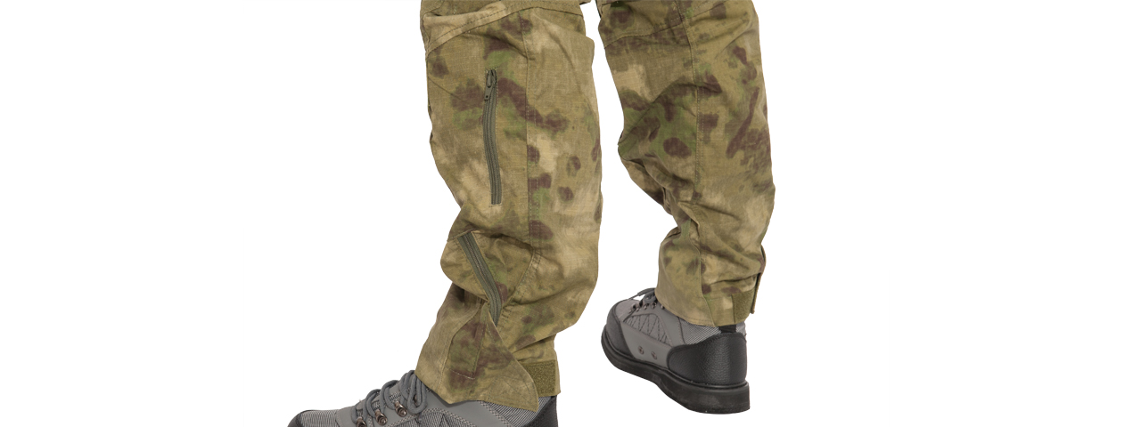 RUGGED COMBAT UNIFORM SET w/ SOFT SHELL PADDING (AT-FG), XS - Click Image to Close