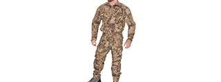 RUGGED COMBAT UNIFORM SET w/ SOFT SHELL PADDING (HLD), XS