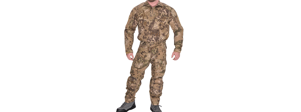 RUGGED COMBAT UNIFORM SET w/ SOFT SHELL PADDING (HLD), XS