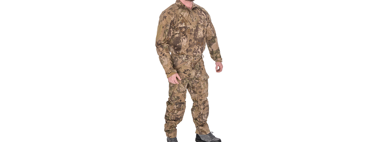 RUGGED COMBAT UNIFORM SET w/ SOFT SHELL PADDING (HLD), XS