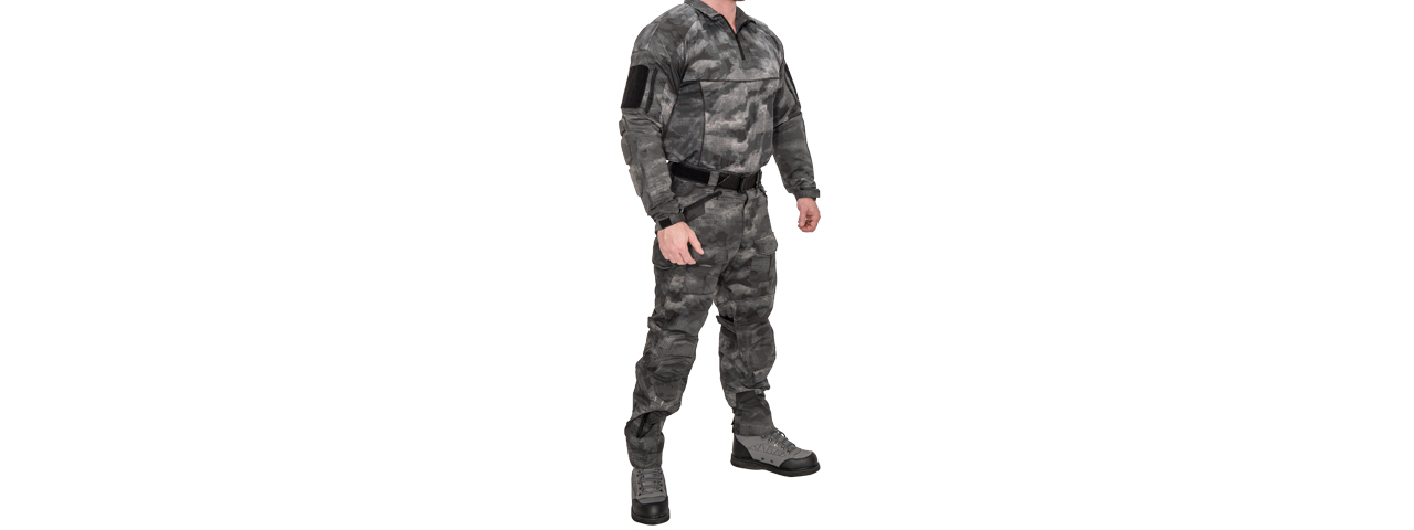 RUGGED COMBAT UNIFORM SET w/ SOFT SHELL PADDING (AT-LE), MED