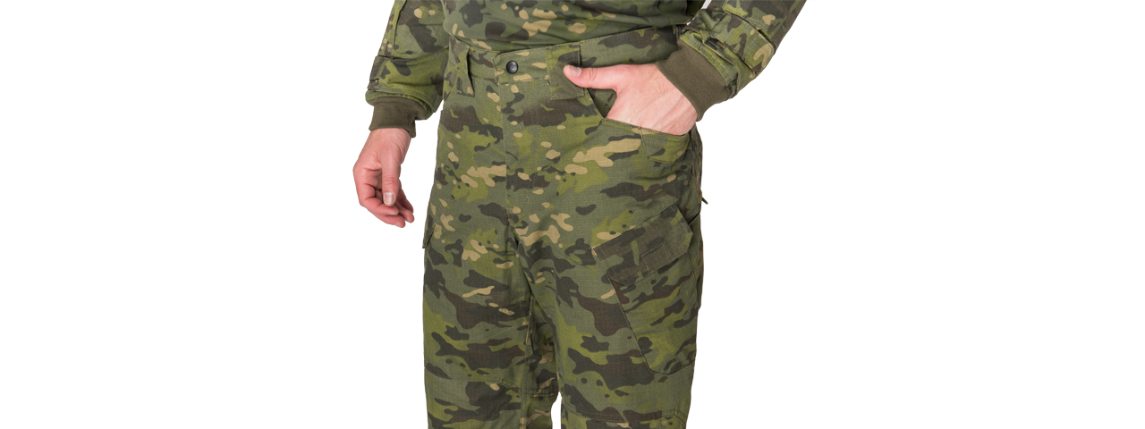 CA-2762MT-S LANCER TACTICAL RESISTORS OUTDOOR RECREATIONAL PANTS SMALL (CAMO TROPIC)