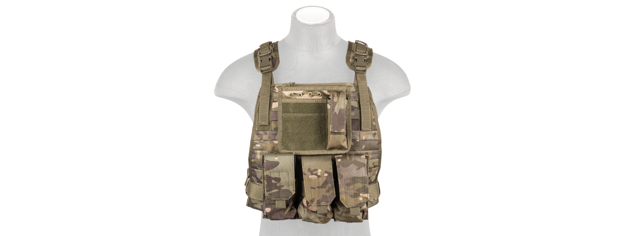 CA-301MT 1000D Molle Tactical Vest (Camo Tropic)