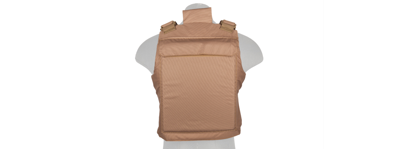 CA-302KN Nylon Body Armor Tactical Vest (Khaki) - Click Image to Close