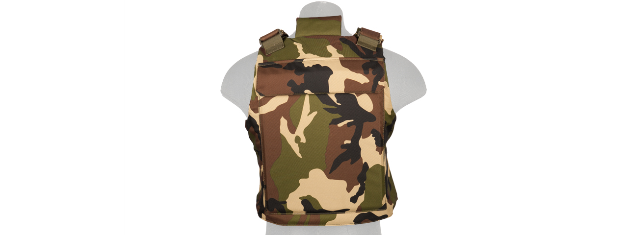 CA-302WN Nylon Body Armor Tactical Vest (Woodland) - Click Image to Close