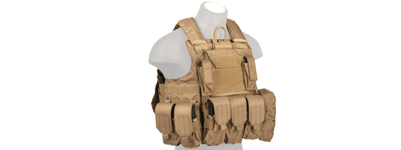 CA-303KN Strike Tactical Vest (Coyote Brown) - Click Image to Close
