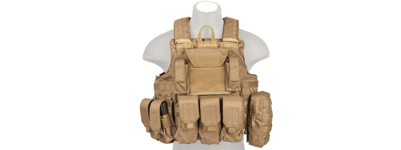 CA-303KN Strike Tactical Vest (Coyote Brown) - Click Image to Close