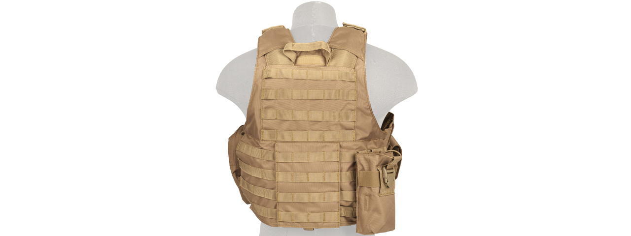 CA-303KN Strike Tactical Vest (Coyote Brown) - Click Image to Close