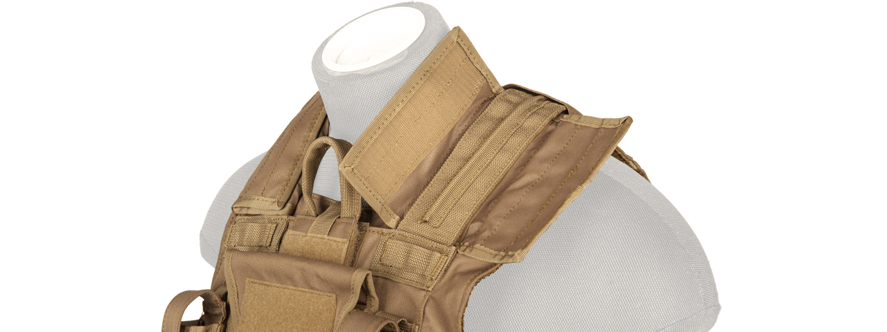 CA-303KN Strike Tactical Vest (Coyote Brown) - Click Image to Close