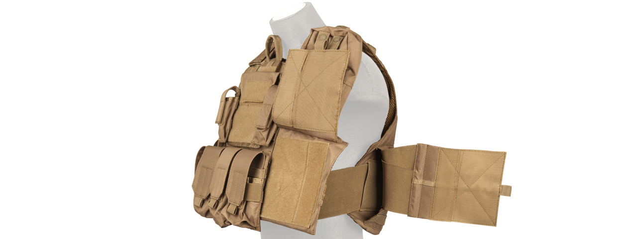 CA-303KN Strike Tactical Vest (Coyote Brown) - Click Image to Close