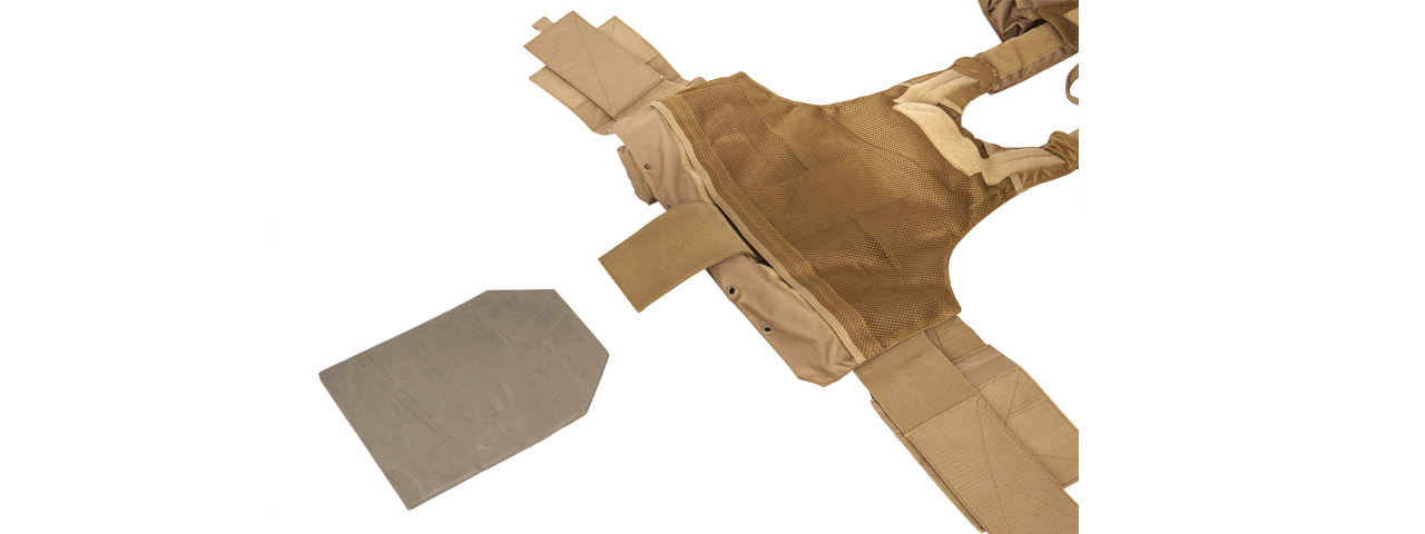 CA-303KN Strike Tactical Vest (Coyote Brown) - Click Image to Close