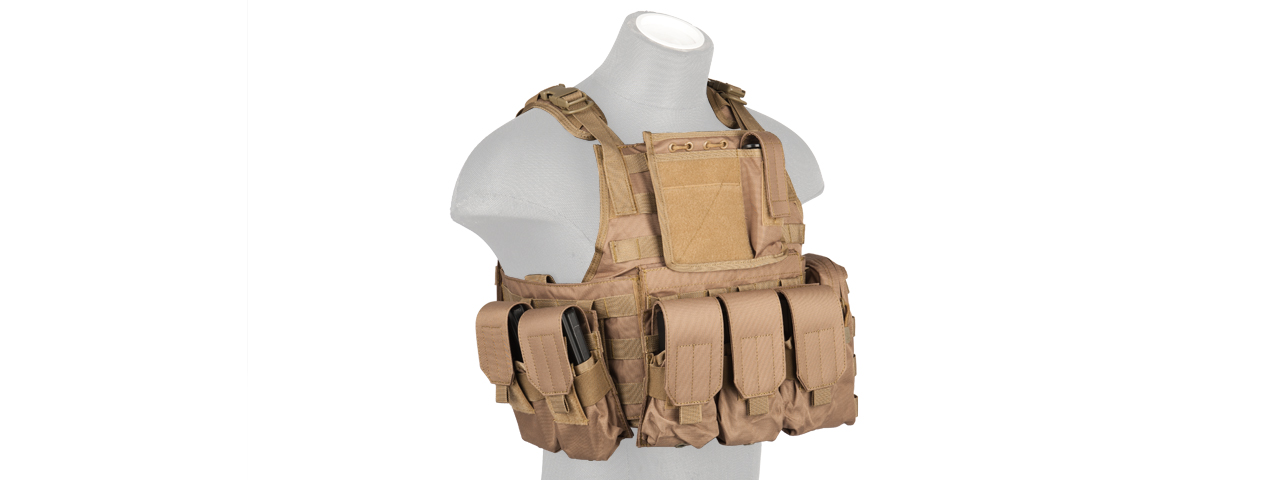 CA-305KN Assault Tactical Vest (Coyote Brown) - Click Image to Close