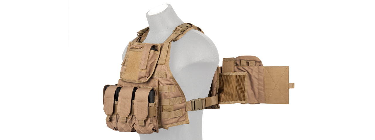 CA-305KN Assault Tactical Vest (Coyote Brown)