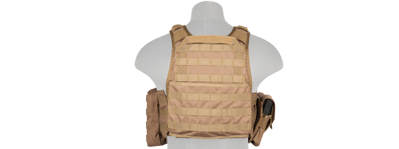 CA-305KN Assault Tactical Vest (Coyote Brown) - Click Image to Close
