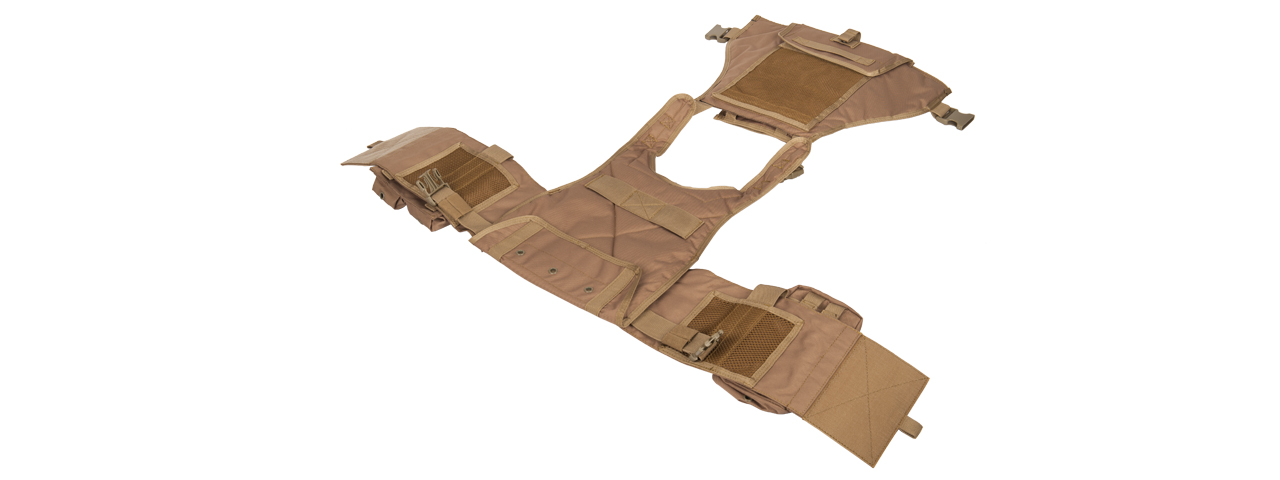 CA-305KN Assault Tactical Vest (Coyote Brown) - Click Image to Close