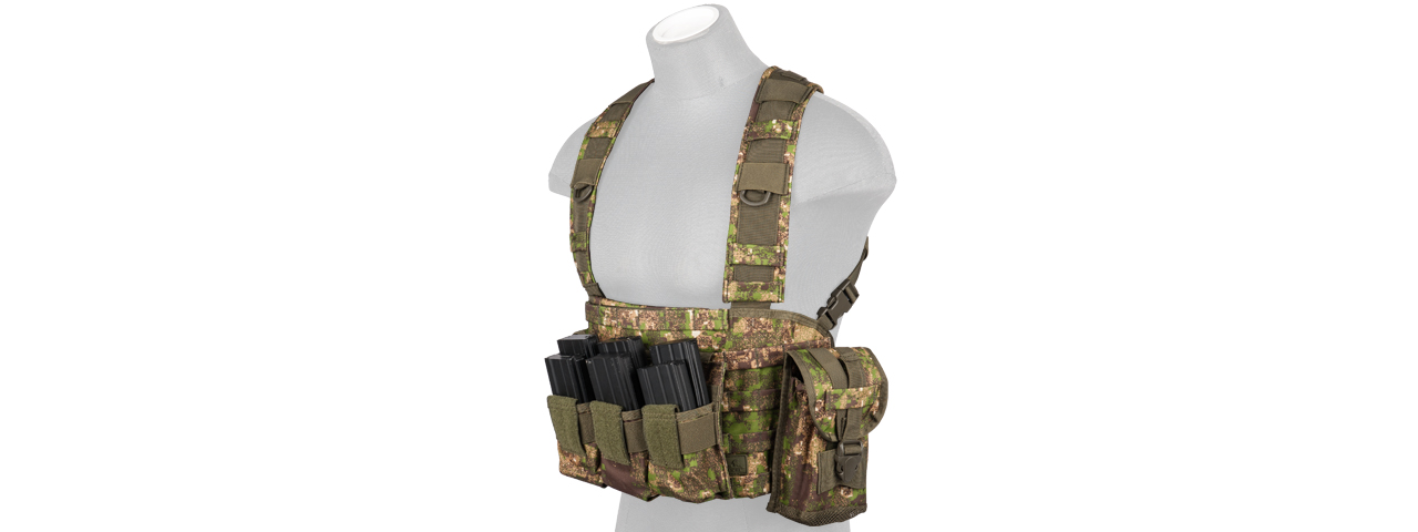 CA-307P MODULAR CHEST RIG (PC GREEN)