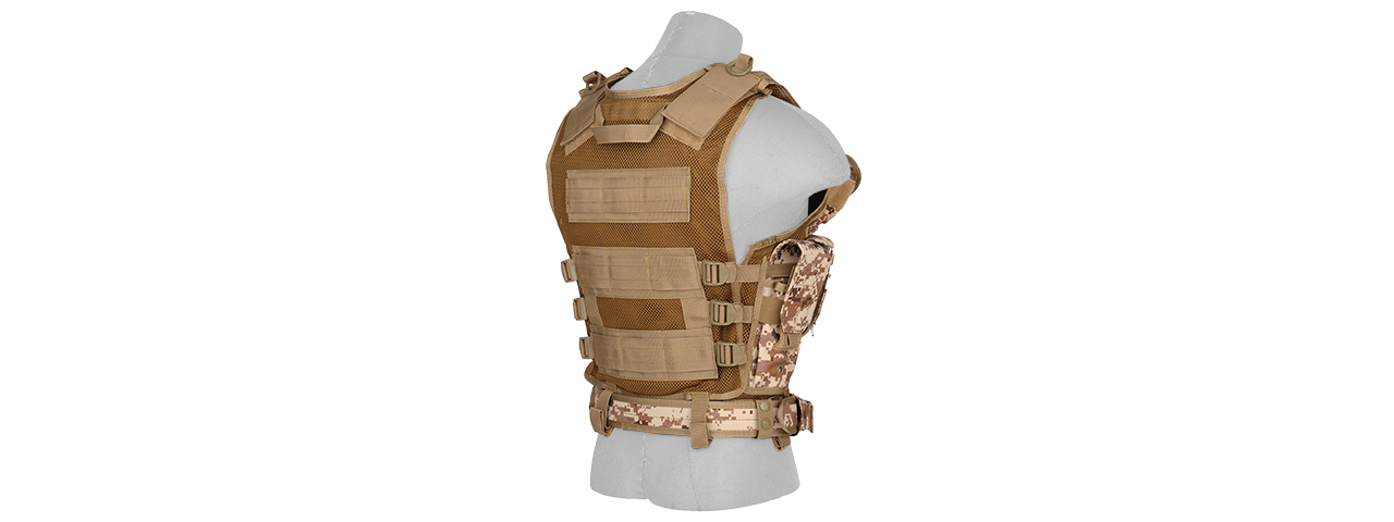 CA-310DD CROSS DRAW VEST w/HOLSTER (DD)