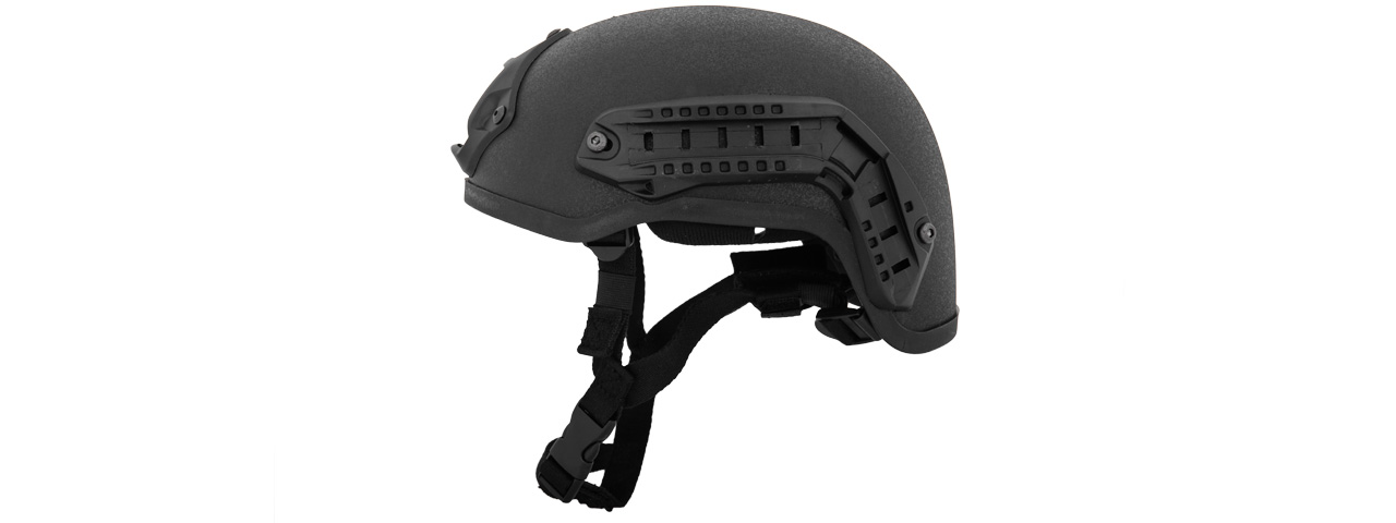 Lancer Tactical CA-333B MICH 2001 NVG Helmet in Black - Click Image to Close