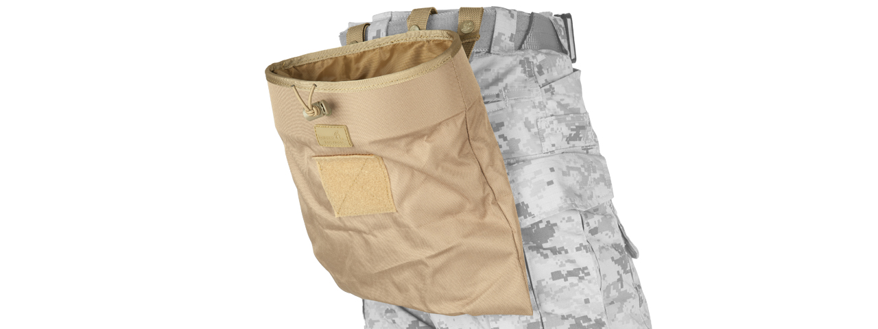 CA-341KN LARGE FOLDABLE DUMP POUCH (CB) - Click Image to Close