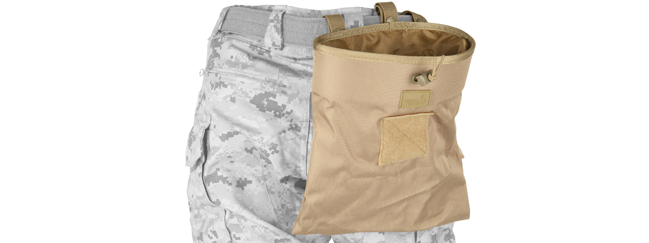 CA-341KN LARGE FOLDABLE DUMP POUCH (CB) - Click Image to Close