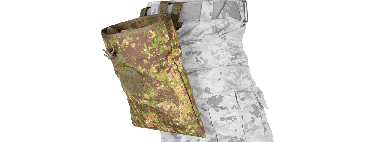 CA-341P LARGE FOLDABLE DUMP POUCH (PC GREEN) - Click Image to Close
