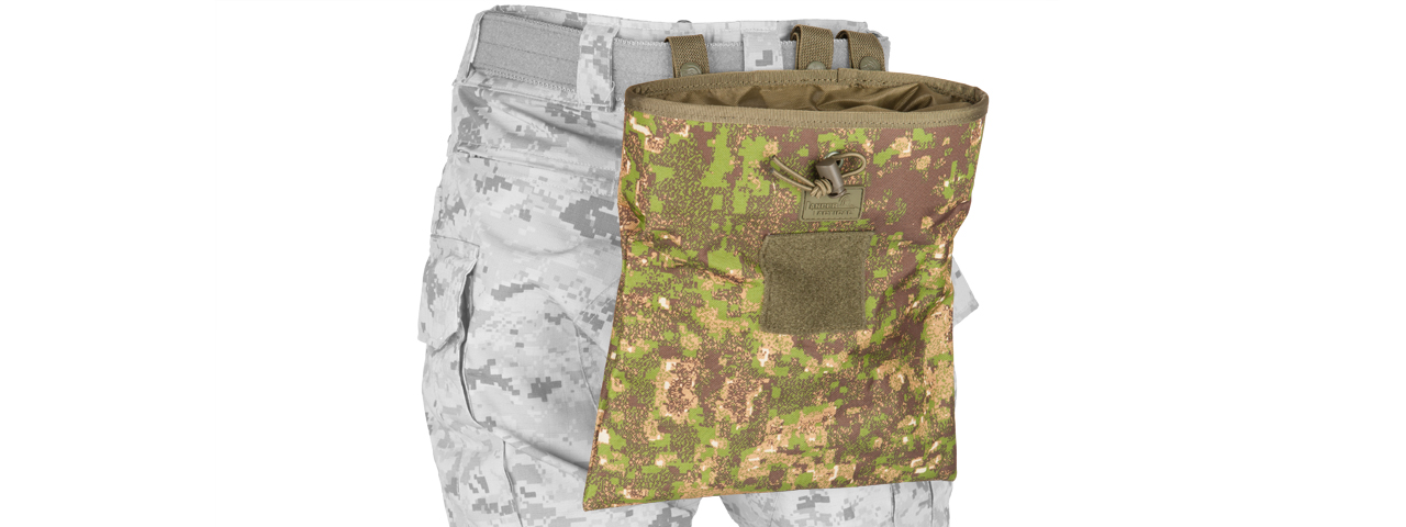 CA-341P LARGE FOLDABLE DUMP POUCH (PC GREEN) - Click Image to Close