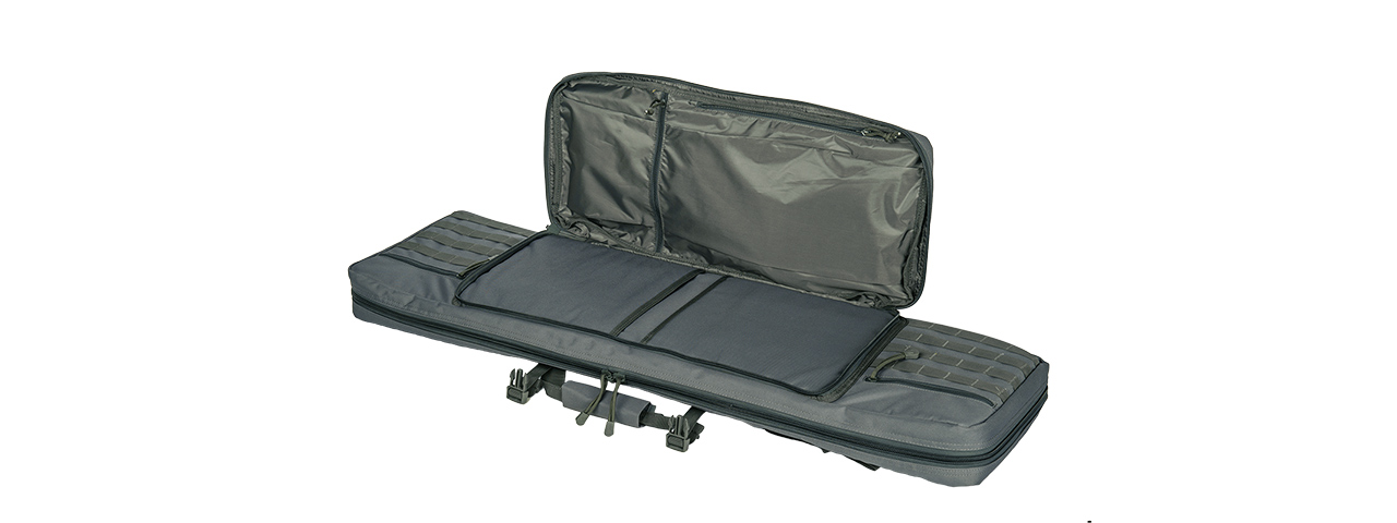 CA-343GY2 MOLLE 42" DOUBLE GUN BAG (GRAY)