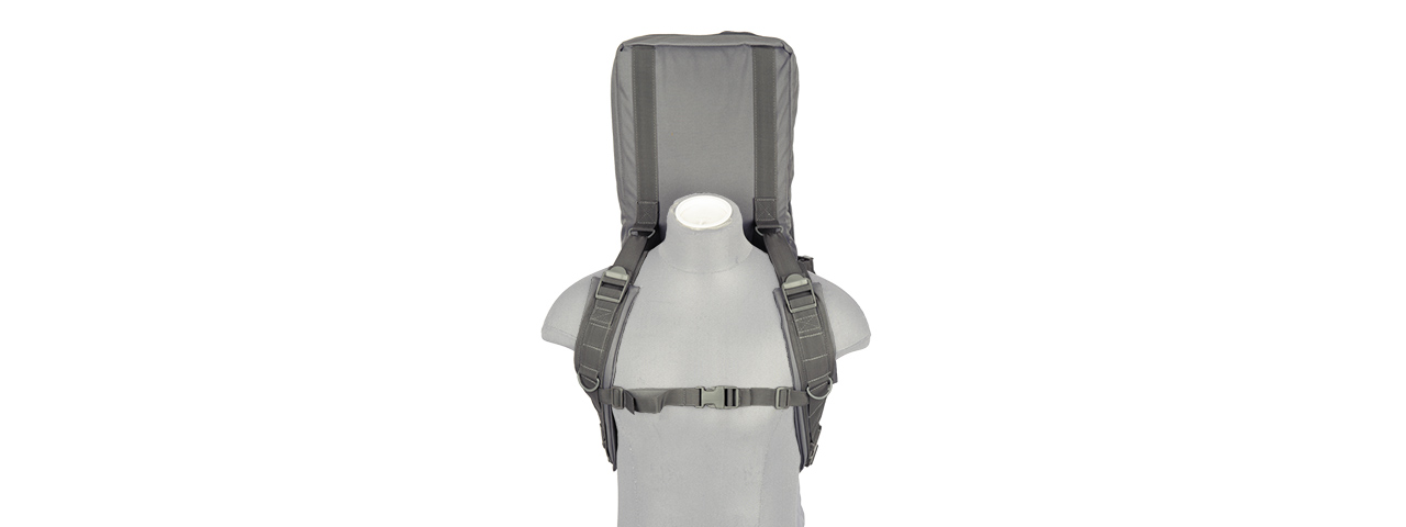 CA-343GY2 MOLLE 42" DOUBLE GUN BAG (GRAY) - Click Image to Close