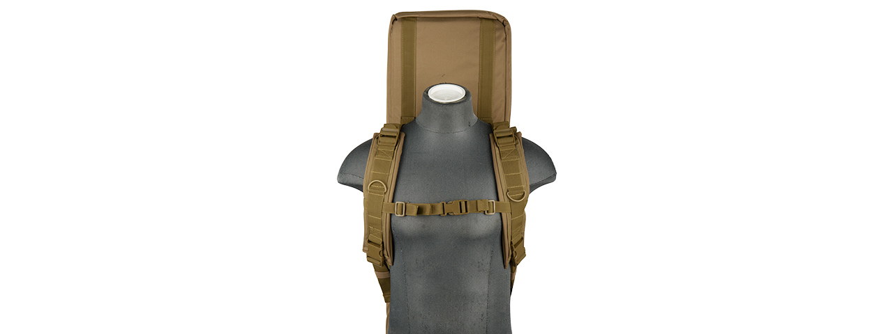 CA-343K2 LANCER TACTICAL MOLLE 42" DOUBLE GUN BAG (KHAKI)