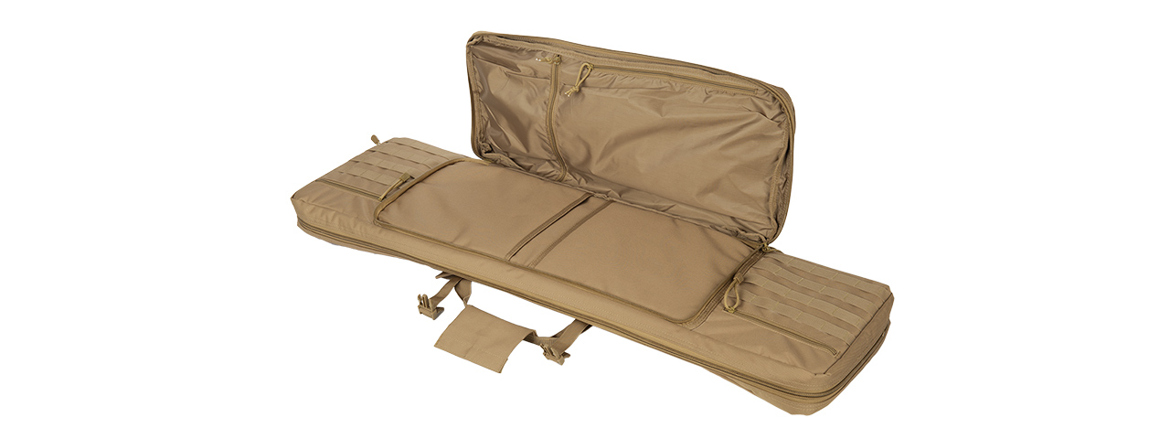 CA-343T2 MOLLE 42" DOUBLE GUN BAG (COLOR: TAN)