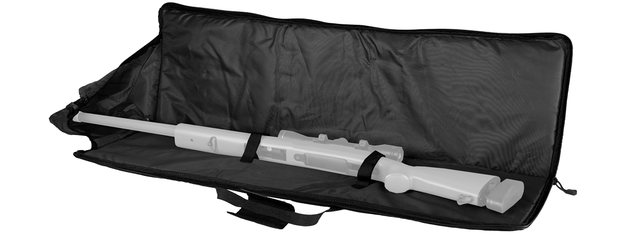 LANCER TACTICAL 1000D NYLON AIRSOFT HEAVY DUTY GUN BAG [39 INCHES] (BLACK) - Click Image to Close