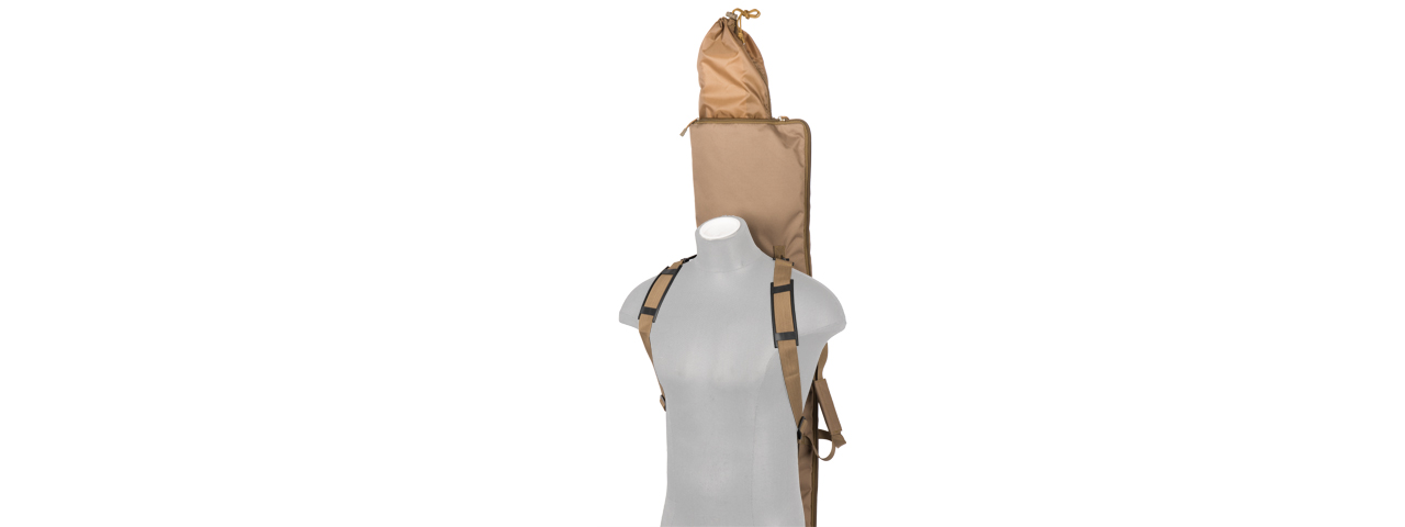 CA-348T 47" PVC GUN BAG (COLOR:TAN) - Click Image to Close