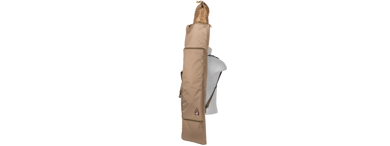 CA-348T 47" PVC GUN BAG (COLOR:TAN) - Click Image to Close