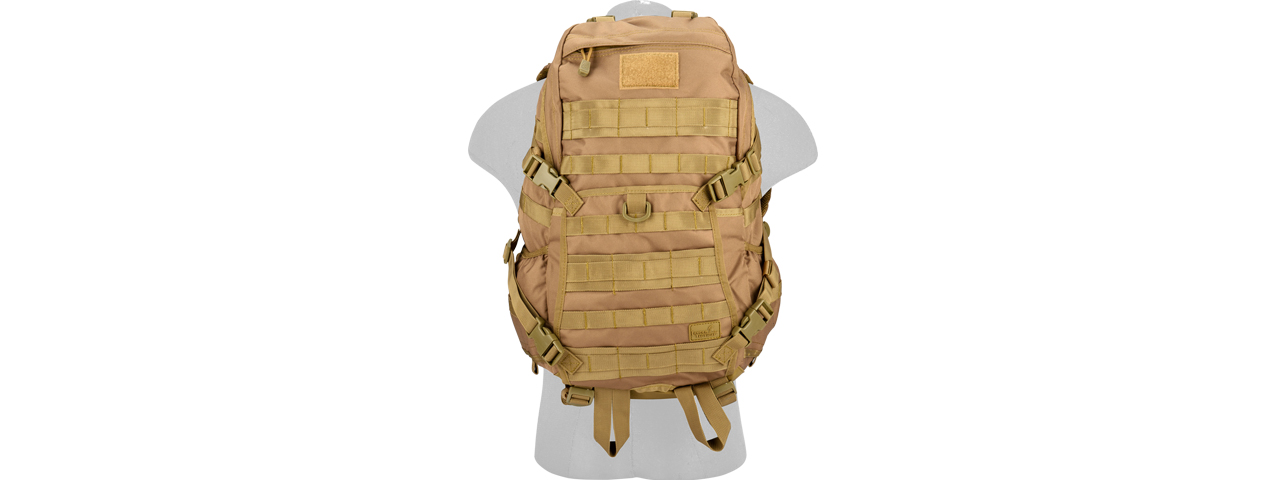 CA-353KN 600D NYLON EDC FAST MOLLE BACKPACK (KHAKI)