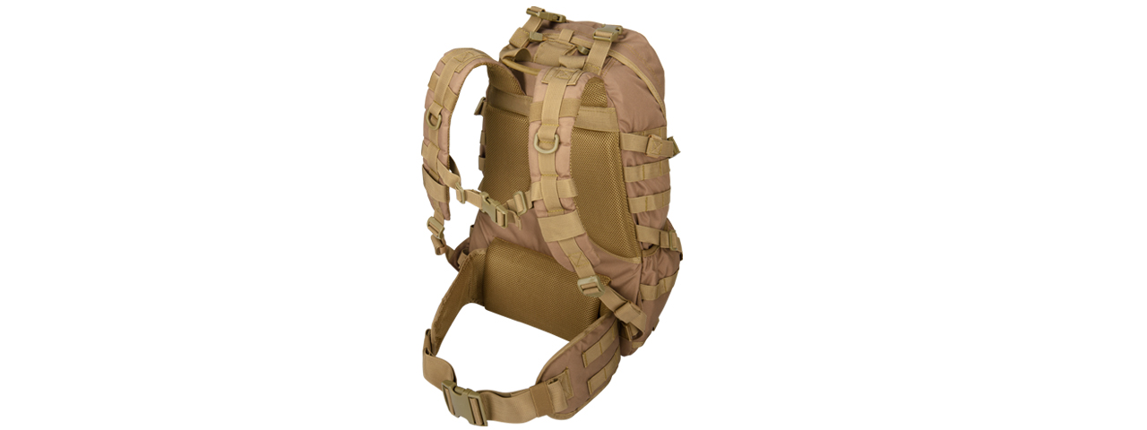 CA-353KN 600D NYLON EDC FAST MOLLE BACKPACK (KHAKI)