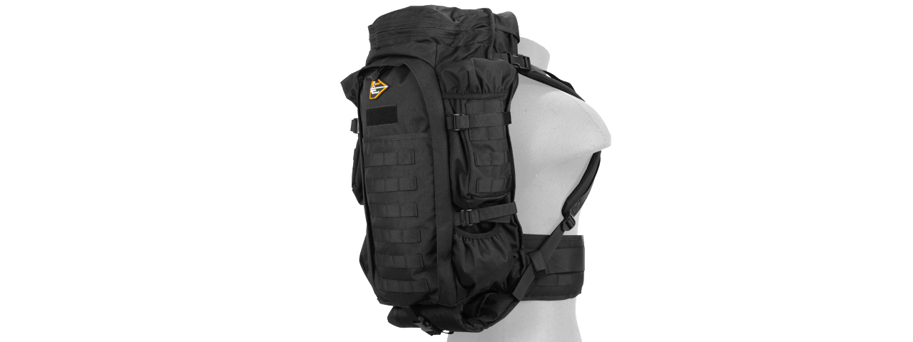 Lancer Tactical CA-356B Rifle Backpack, Black - Click Image to Close