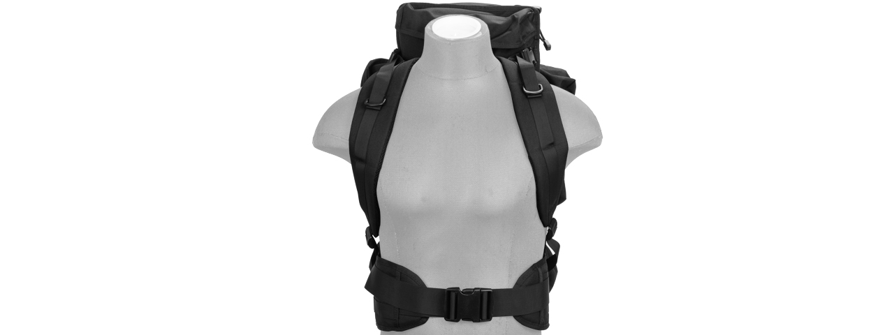 Lancer Tactical CA-356B Rifle Backpack, Black - Click Image to Close