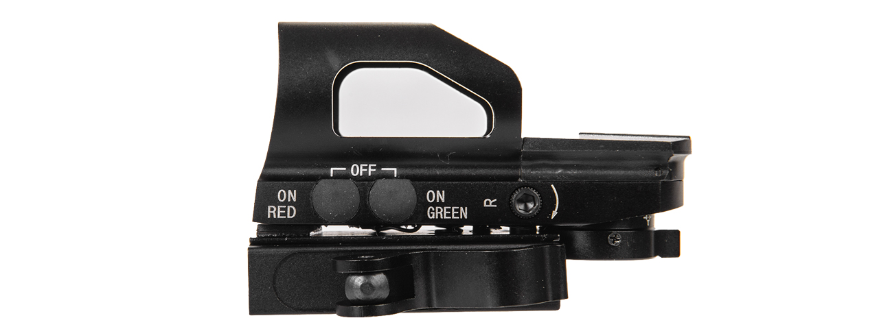 Lancer Tactical Multi Reticle Green and Red Dot Sight (Color: Black) - Click Image to Close