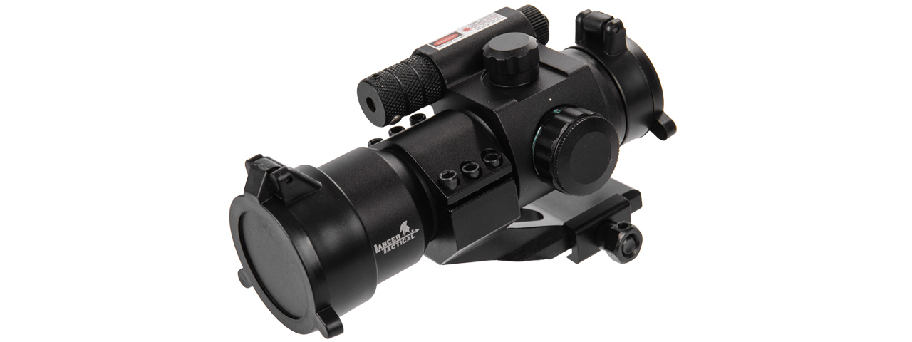 CA-445BA RED & GREEN DOT SCOPE W/ RED LASER SIGHT (BLACK) - Click Image to Close