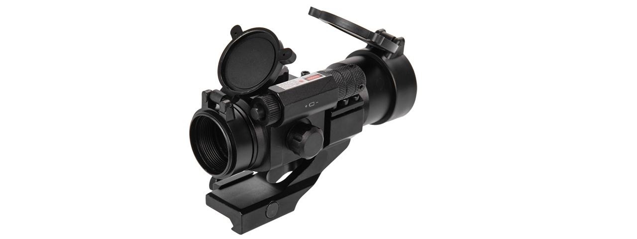 CA-445BA RED & GREEN DOT SCOPE W/ RED LASER SIGHT (BLACK) - Click Image to Close