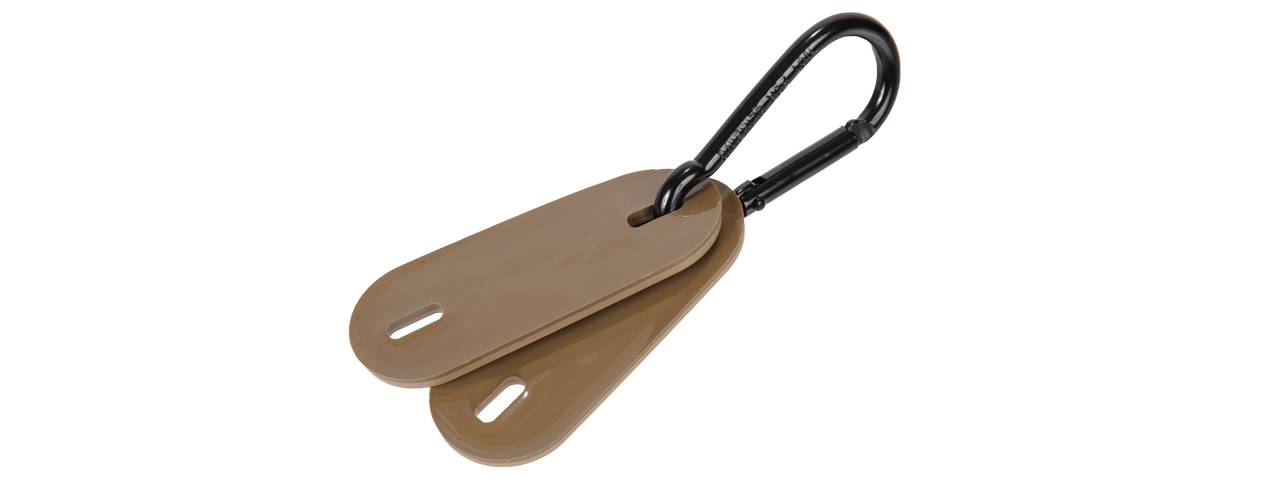 CA-5007 "A" BLOOD TYPE TAGS (TAN)