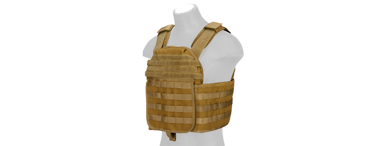 CA-8257DT Lancer Tactical Molle AK Tactical Vest (DE) - Click Image to Close