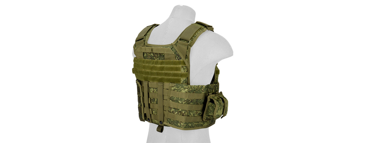 CA-8257FL Lancer Tactical Molle AK Tactical Vest (Digital Flora)