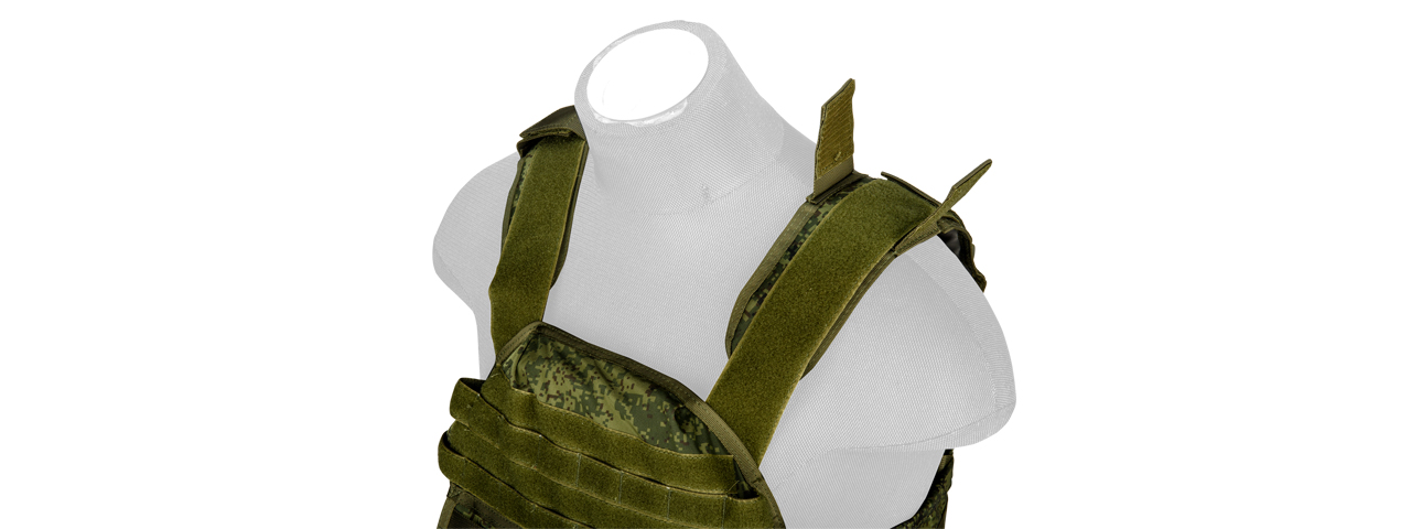 CA-8257FL Lancer Tactical Molle AK Tactical Vest (Digital Flora)